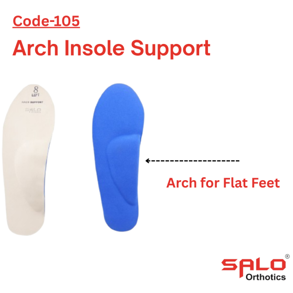 Medial Arch Insole Orthosis Pain Relief Support for Flat Foot - Adult 6